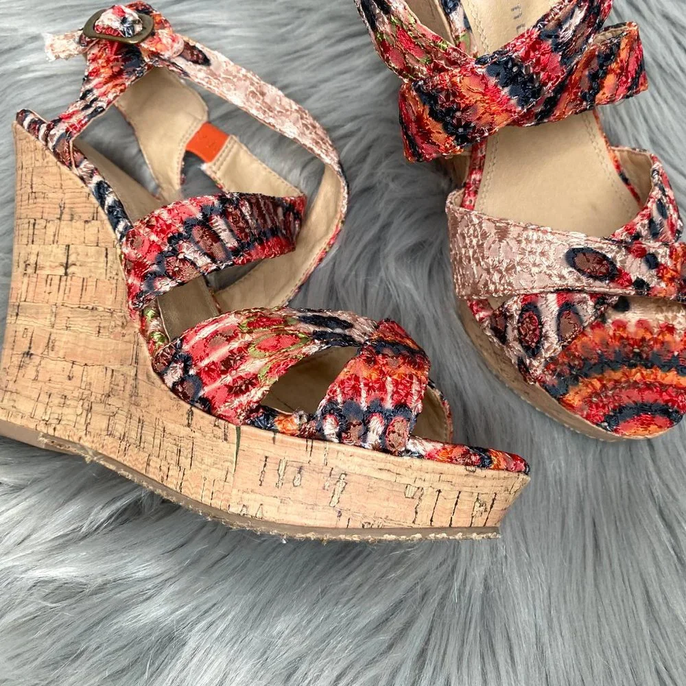 EUC Chinese Laundry Wedges Z-Mandisa 8.5